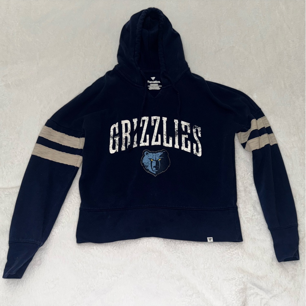 Women’s XS Blue Memphis Grizzlies Hoodie Fanatics NBA Team Apparel